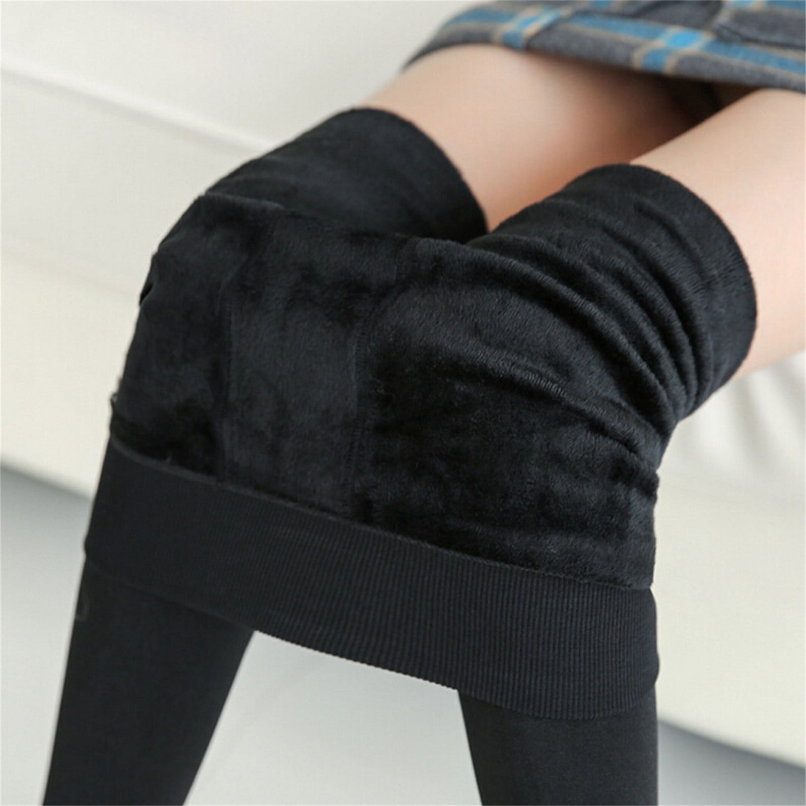 Uorcsa Bedroom Tights Plush Stockings Perfect Legs Slim Fake ...