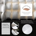 thumbnail image 5 of Royoliving Premium Feathers Down Duvet Insert Comforter Queen Size All Season Medium Warmth White 100% Cotton Cover with Corner Tabs (90x90, 50 oz), 5 of 7