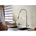 thumbnail image 4 of Ultra Faucets UF17400 Polished Chrome Euro Collection Single-Handle Spring Spout Kitchen Faucet, 4 of 4