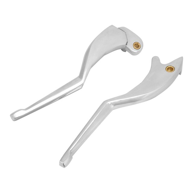 1 Pair Aluminum Motorcycle Brake Clutch Levers For Indian Scout 2015-2016 Chrome Electroplating