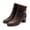 Caoba, variant on Women's Calafat Leather Ankle Boots