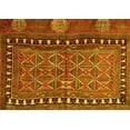 thumbnail image 1 of Ahgly Company Indoor Rectangle Persian Yellow Traditional Area Rugs, 7' x 9', 1 of 4