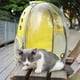 thumbnail image 5 of Mochila de viaje para gatos mochila con cápsula para transportar mascotas Wdftyju ideal para viajes senderismo y exteriores, 5 of 9