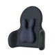 thumbnail image 2 of Almohada de apoyo lumbar, cojín trasero, transpirable, suave para conductores de sofás de avión Gris, 2 of 8
