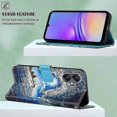 thumbnail image 4 of For Samsung Galaxy A05 Colored Drawing Pattern Plain Weave Leather Mobile Phone Case, 4 of 4