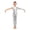 Silver, variant on Kids Girls Shiny Metallic Full Body Unitard Single Long Sleeve Gymnastics Leotard Ballet Dance Bodysuit Silver 10