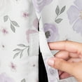 thumbnail image 3 of Sweet Jojo Designs Watercolor Floral Lavender and Grey Dog Crate Kennel Cover 36in. Girl, 3 of 6