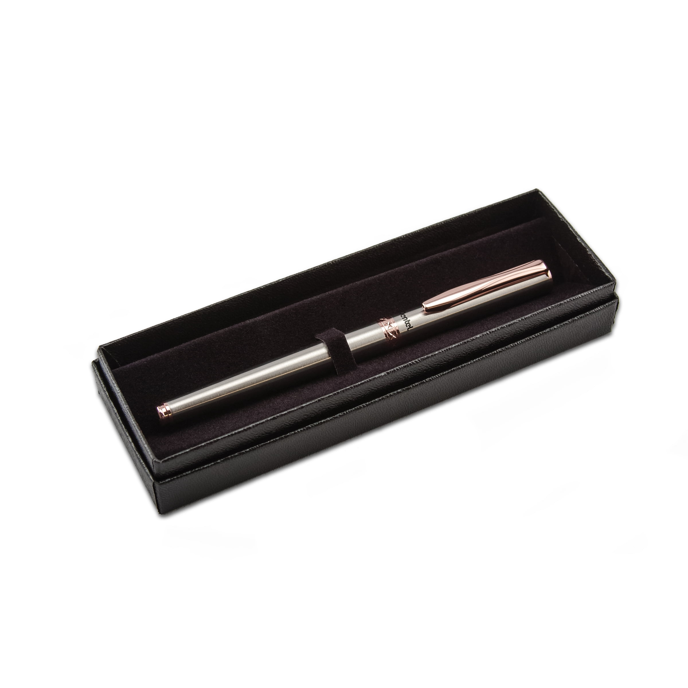 Pentel Libretto EnerGel Gel Pen, (0.7mm) Rose Gold Barrel, Black Ink