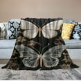 thumbnail image 2 of COMIO  Butterfly Throw Blanket Big Woven Butterfly Blankets Cover for Couch Chair Furniture Butterfly Gifts for Women, 2 of 6