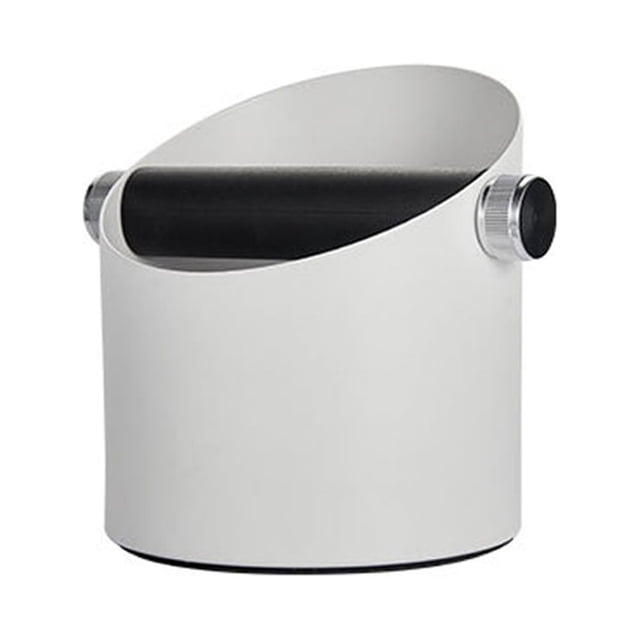 Knock Box para Café con Barra ExtraíBle para Café Expreso para el Hogar, Cocina, Oficina, Accesorios para MáQuina de Café Expreso, Color Blanco