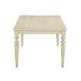 thumbnail image 5 of Amonia Urban Dining Table - 64" White Wood Tabletop &amp; Turned Legs, Modern Kitchen/Dining Room Table, 5 of 9