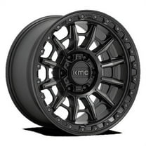 KMC Aluminum Rim KM547 CARNAGE 17X9in Satin Black with Gray Tint Finish, KM54779068400