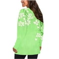 thumbnail image 6 of ZHYou Womens Tops Long Sleeve Fashion Floral Printed Multi Color And Size Casual V-Neck Loose T-shirt, 6 of 6
