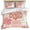 Red, variant on 3 Piece Coastal Duvet Cover Set Full Size, Microfiber Comforter/Quilt Cover with Corner Ties and 2 Pillowcases, Summer Beach Nautical Coral Starfish All Season Soft Bedding with Zipper Closure