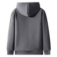 thumbnail image 5 of Pxxlle Sherpa Fleece Lined Hoodie Jacket Womens Full Zip Hooded Jackets Trendy Heart Graphic Hoodies Comfy Long Sleeve Winter Sweatshirts with Pockets Dark Gray XL, 5 of 5