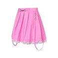 thumbnail image 4 of Lnzyyephy Women Lace Skirt, High-Waist Half-Dress, Slimming Spring Fall Pleated Tummy Control Solid Color Skirt, 4 of 8