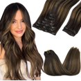 thumbnail image 1 of Extensiones de cabello GOO GOO, cabello humano real, 24 pulgadas, 150 g, 9 unidades, 1 of 8