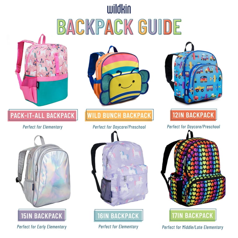 Wildkin 12-Inch Kids Backpack , Perfect for Daycare and Preschool, Ideal  for School & Travel Toddler Backpacks (Big Fish)