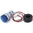 thumbnail image 3 of Current  Indicator, 60~500V AC 0~99.9A  Indicator Light Round  for Industrial Control Components for Current  Red,Green,Blue,White,Yellow, 3 of 8