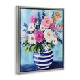 thumbnail image 2 of Stupell Industries Modern Flowers in Shabby Chic Vase Gray Floating Frame Canvas Art, 25 x 31, by Petals Prints Design, 2 of 7
