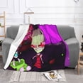 thumbnail image 3 of Invader Zim Thick Blanket Cozy Soft Fuzzy Anti-pilling Flannel Throw Blanket Warm Sofa Bed Blanket 60"x50" For Adult Teen Kids, 3 of 7