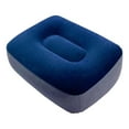 thumbnail image 3 of Desk Foot Rest Comfortable Foldable Curve Footrest for Home Computer Train Gray Blue, 3 of 6