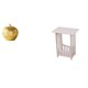 thumbnail image 1 of Adorno moderno de escultura de fruta de resina para estantería de mesa, comedor, dormitorio, oficina y práctica mesita de noche portátil de esquina pa, 1 of 8