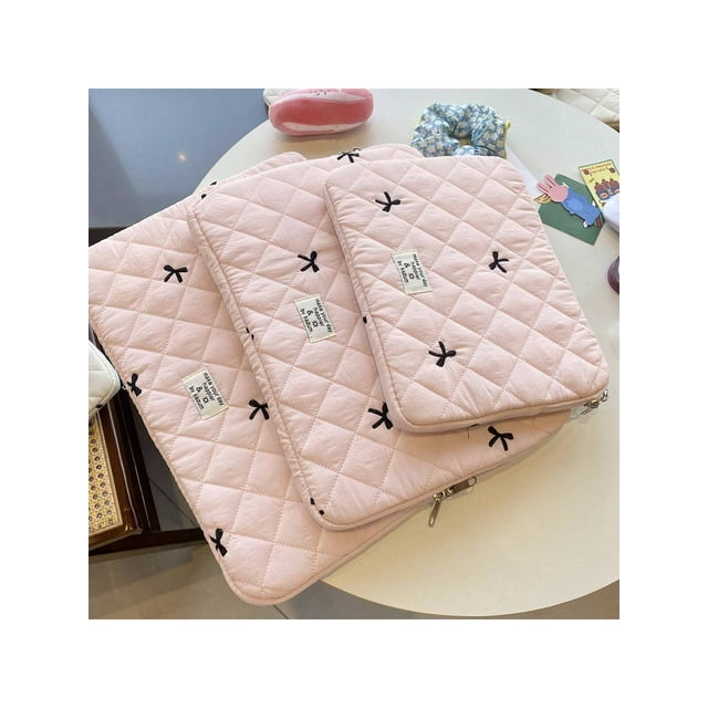 Tablet Bag 11 Inch/14 Inch Computer BagSolid Color Cartoon Cute Protection Case Small Bag File Bag Laptop Sleeve Computer Carrying Case Bag 11 13 14 15.3 15.6 Inch Portable Table Cover Bags For Mac