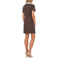 thumbnail image 2 of CeCe Womens Plaid Rhinestone Shift Dress, 2 of 2