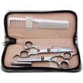 thumbnail image 1 of Professional Hair Cutting Scissors Set Stainless Steel Thinning Shears Comb Kit Barber Hairdressing Tool, 1 of 8