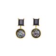 thumbnail image 1 of Moda para mujer para hombre de cristal de de imitación de oro pendientes colgantes joyería del perno prisionero del oído Zulema Pendientes de cristal, 1 of 8