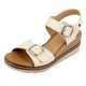thumbnail image 1 of Sandalias con plataforma Exterior Piel vegana Color Beige Para Mujer De RBCOLLECTION, 1 of 3
