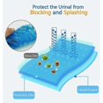 thumbnail image 4 of Urinal Screen, Urinal Deodorizer with Fragrance, Five Smells, Urinal Screen Urinal Disinfectant for Hotels, Restaurants, Schools 165X165X8mm 10Pcs, 4 of 5