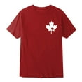 thumbnail image 3 of WEIYLL Womens T-Shirts Canada Maple Leaf Print Proud Statement Red Tees Sizes XL, 3 of 3