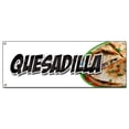thumbnail image 1 of Quesadilla Banner Sign Cheese Mexican Vegetarian Chicken Vegetable Beef, 1 of 1