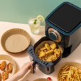thumbnail image 3 of 50Pcs Air Fryer Parchment Paper Round Liners High Temperature Resistant Baking Accessories, 3 of 7