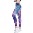 thumbnail image 2 of Ckdifva Cat Glowing Neon Hair Yoga Pants with Pockets for Women Workout Athletic Yoga Leggings, 2 of 7