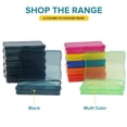 thumbnail image 4 of Artist Concepts Craft Box Set, Stackable Art Supplies and Craft Storage Containers, Black, 6-count, 6-pack, 4 of 7