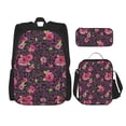 thumbnail image 1 of Balery Rose Mix Leopard 2 Mochila escolar 3 en 1 para niños: mochila resistente con lonchera térmica y estuche para lápices. Mochila escolar para niños y niñas., 1 of 7