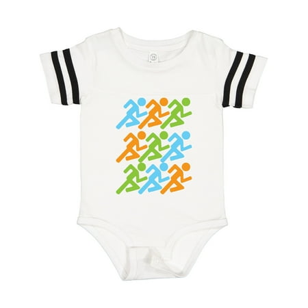 

Inktastic Running Marathon Race Runner Gift Baby Boy or Baby Girl Bodysuit