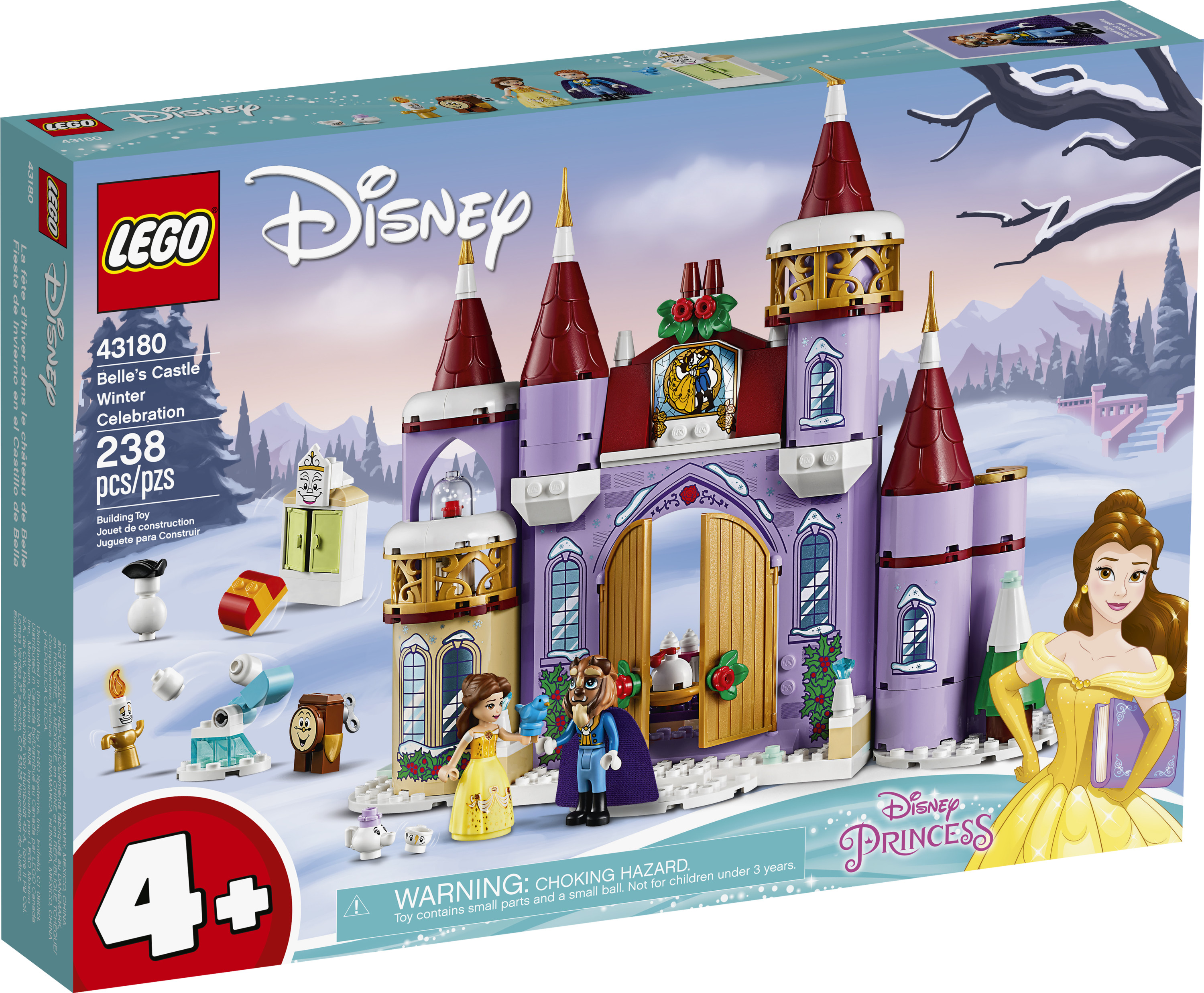 LEGO Disney Princess Series - Beauty and the Beast - Belle's Castle Winter Celebration 43180 - image 4 of 8