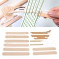 thumbnail image 1 of Weaving  Kit, Beech Wood Efficient 12Pcs Household Ergonomic Weaving Shuttles Set Strong Smooth  for Handcraft, 1 of 7