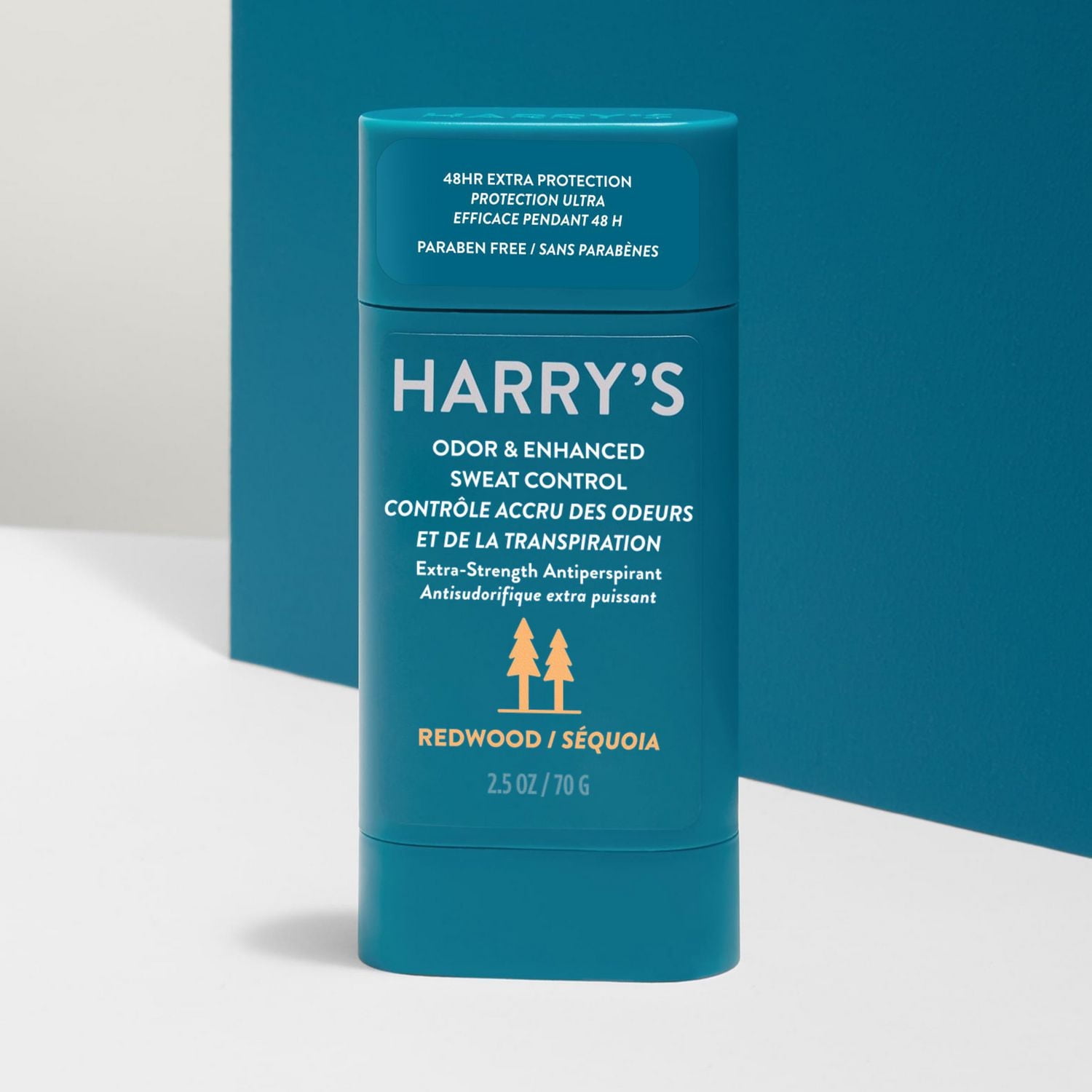 Harry’s Redwood Odour & Enhanced Sweat Control Extra-Strength Antiperspirant Stick for Men - 70g