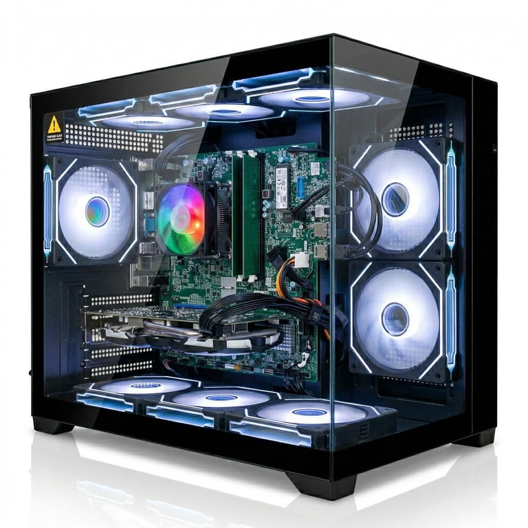 Gaming PC Desktop Computer – AMD Ryzen 7 1800X,Radeon RX 570, 16GB
