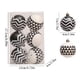 thumbnail image 3 of Adorno Navideño para Árbol de Navidad: Juego de Bolas Navideñas Blancas y Negras de 6 Cm (6 Unidades). Incluye 6 Bolas de Plástico. | Asa para Colgar | Material Resistente | para Uso Interior y Exter, 3 of 6