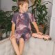 thumbnail image 4 of Fotbe Pink Lotus Buddha Pijama Estampada de 2 Piezas para Niños – Ropa de Dormir de Manga Corta Cómoda para Niños y Niñas, Camiseta y Shorts de Algodón-X-Large, 4 of 6
