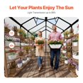 thumbnail image 4 of Durable 8ft x 10ft Outdoor Walk-In Greenhouse for Garden, 4 of 5