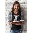 thumbnail image 2 of Old Glory Juniors Tuxedo Skeleton Costume Short Sleeve Soft T Shirt, 2 of 6