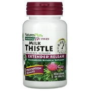 Nature's Plus Herbal Actives, Milk Thistle, Extended Release, 500 mg, 30 Tablets