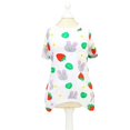 thumbnail image 1 of 4 Legs Dog Pajamas Lightweight Breathable Strawberry Rabbit Pattern Dog Jumpsuit for Small Dogs Teddy Chihuahua Yorkie White M, 1 of 1